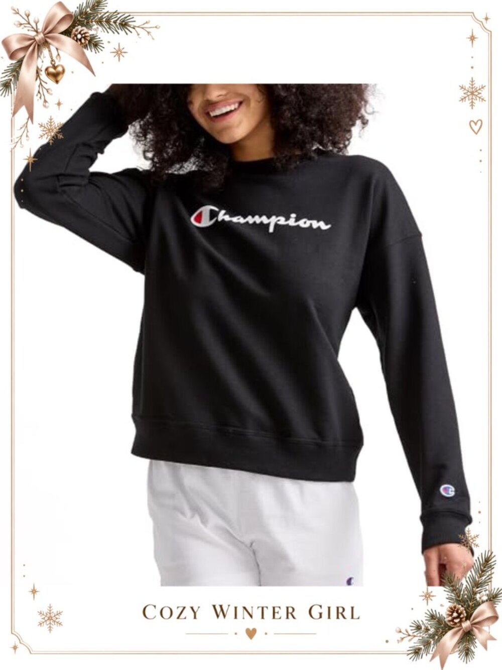 Powerblend Crewneck Sweatshirt Loose Fit Script Logo Pullover